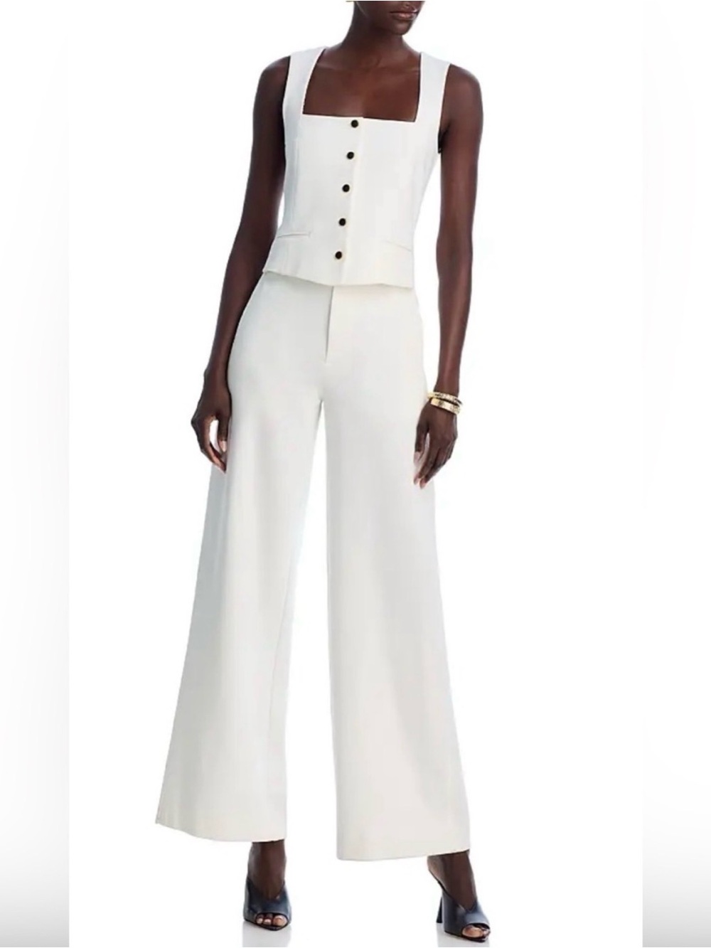NWOT Rag & Bone Women's White Wide-Leg Jumpsuit